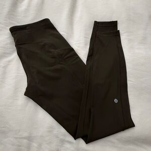lululemon athletica Olive Green Yoga Leggings